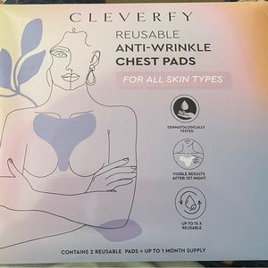 Cleverfy reusable anti wrinkle chest pads